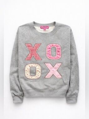 Gray XOXO Valentines day Sweater